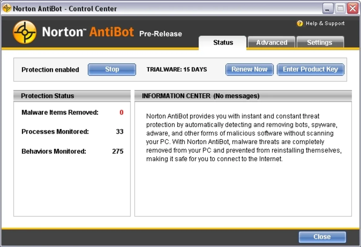 Norton Antibot for Windows - Enhanced System Protection