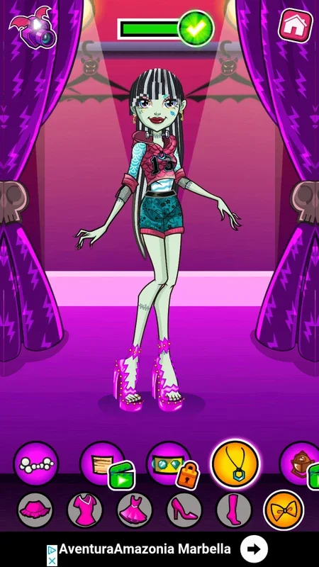 Monster High: Beauty Shop on Android - Stylish Monster Makeovers