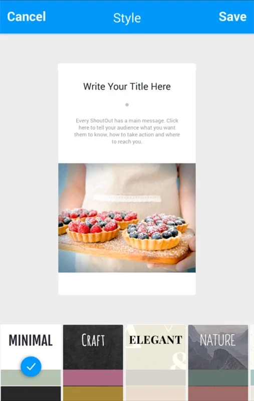 ShoutOut for Android: Create and Share Stunning Emails