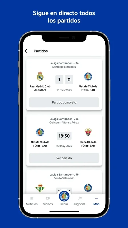 Getafe CF App Oficial for Android - Stay Connected with the Team