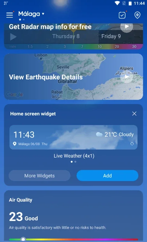 Live Weather: Radar & Widgets for Android - No Downloading Needed