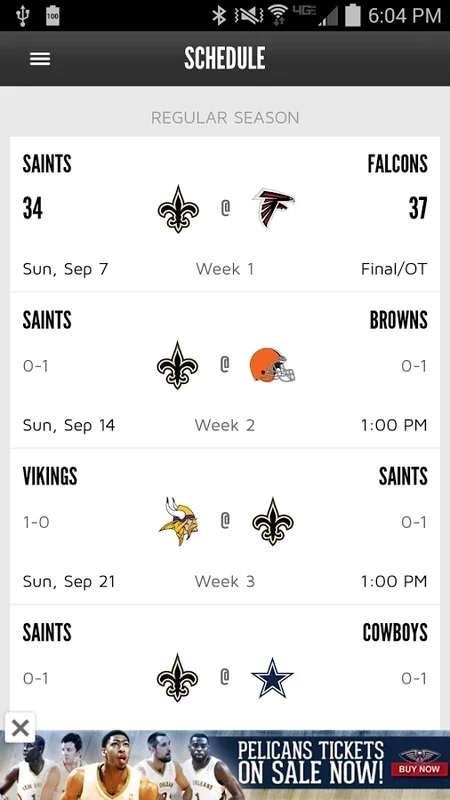 Saints for Android - Stay Connected with Your Team