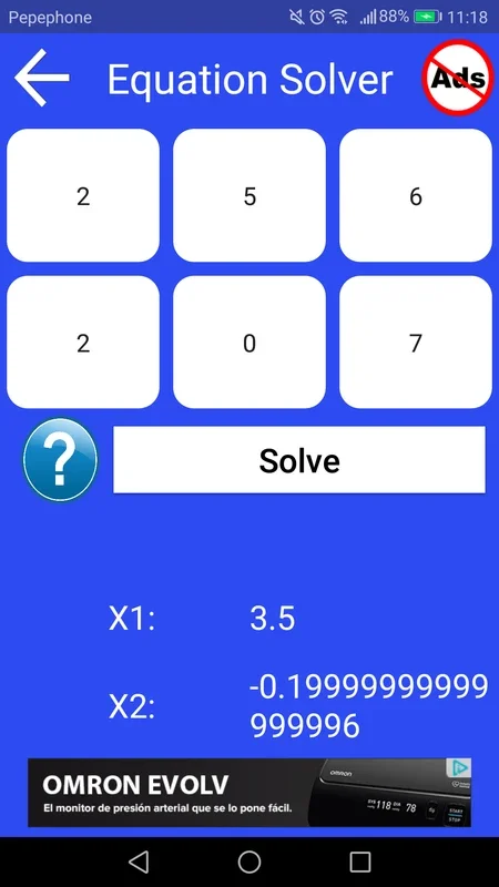 Linear Equation Solver for Android: Solve Equations Easily