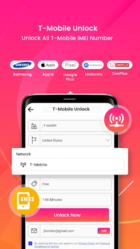 Network Unlock Any Device Today For T-Mobile for Android - Unlock Your Device Globally