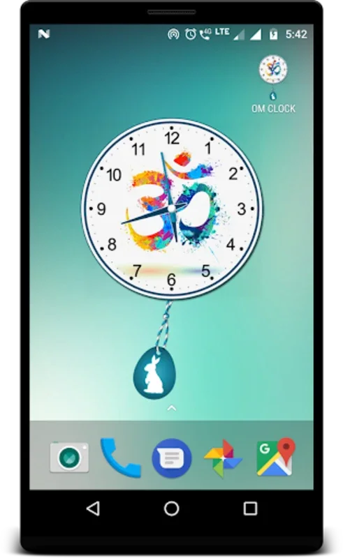 OM CLOCK for Android: Spiritual and Customizable Wallpaper