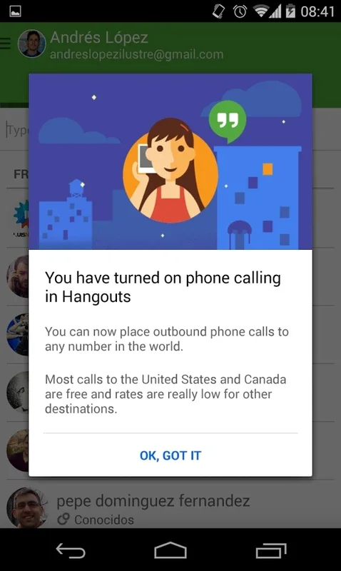 Hangouts Dialer for Android: Integrated Calling within Hangouts