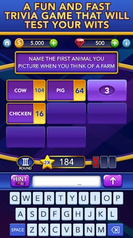 Fun Frenzy Trivia for Android: A Great Brain - Training Option