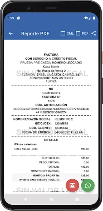 SIAT en tus manos for Android - Efficient Invoice Management