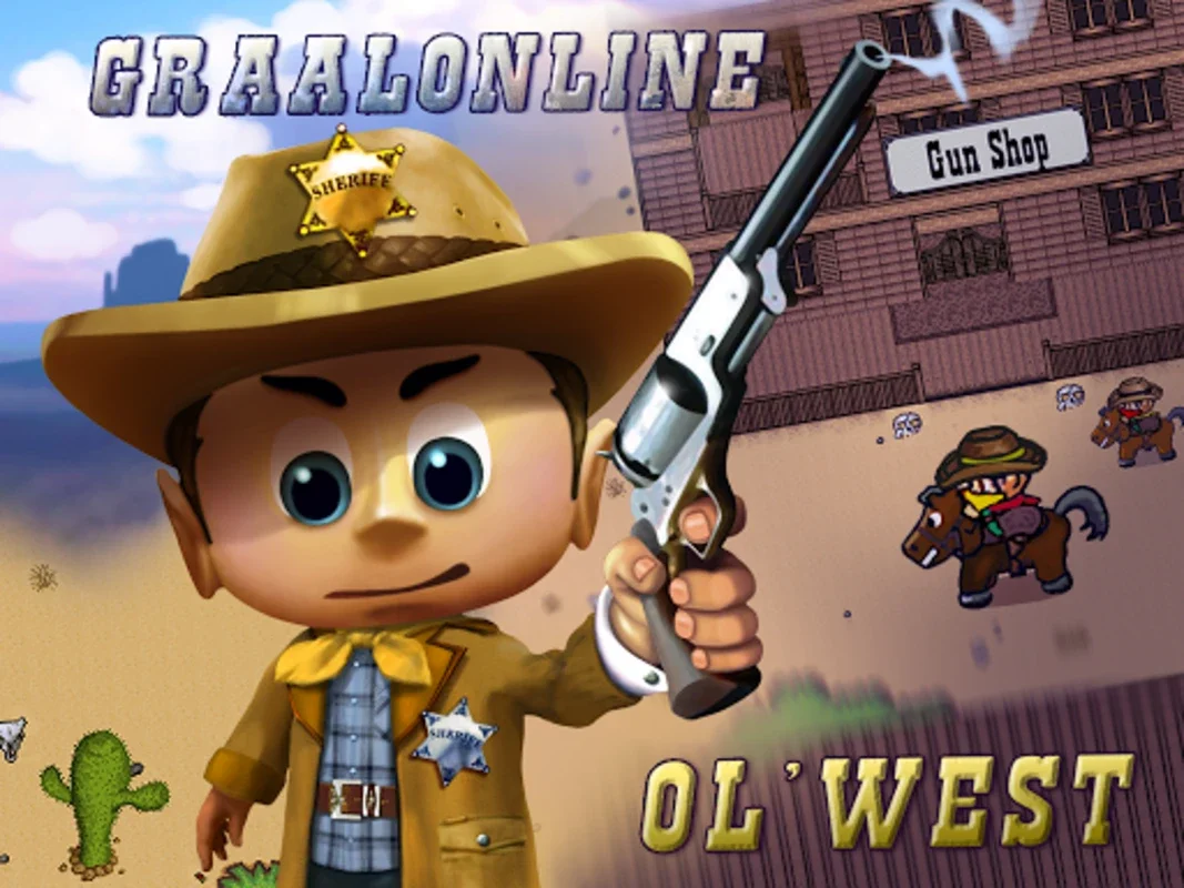 Graal OlWest for Android: Experience the Old West MMO