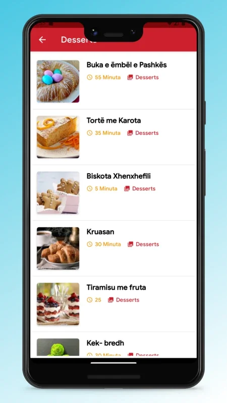 Albanian Food Recipes App for Android - Culinary Delight