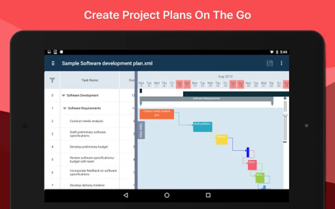 Project Planning Pro for Android - Streamline Project Management