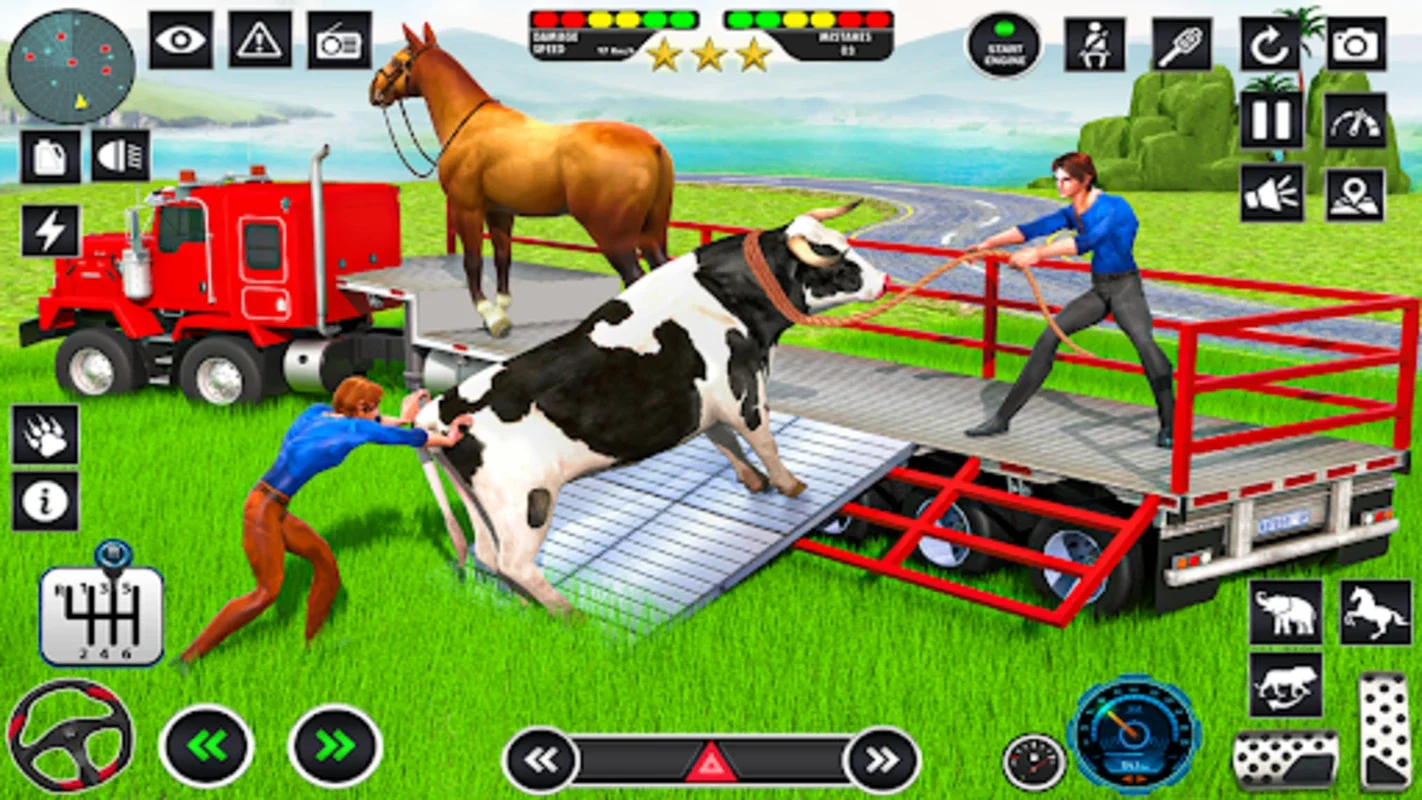 Farm Animals Transport Truck for Android - No Downloading Needed