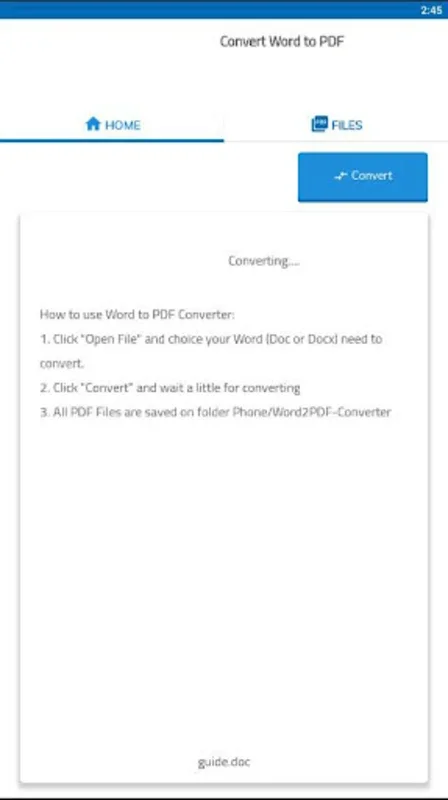 Convert Word to PDF for Android - Seamless Conversion