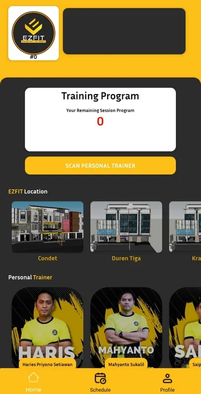 EZFIT for Android: Personalized Fitness App