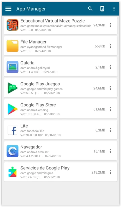 AppsManager for Android - Manage and Optimize Your Apps