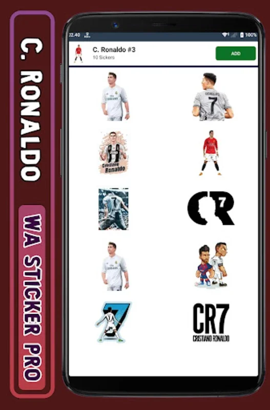 Ronaldo - WA Sticker Pro for Android: Enhance WhatsApp Chats