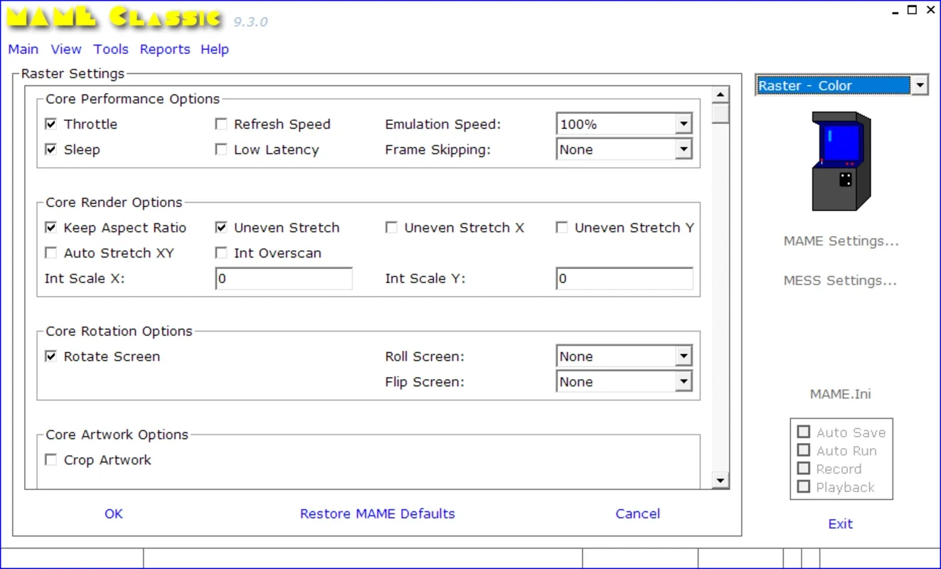 MAME Classic for Windows - No Downloading Required