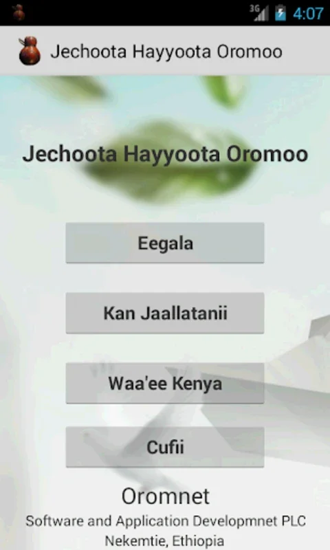 Jechoota Hayyoota Oromoo for Android - Enhance Your Language Skills