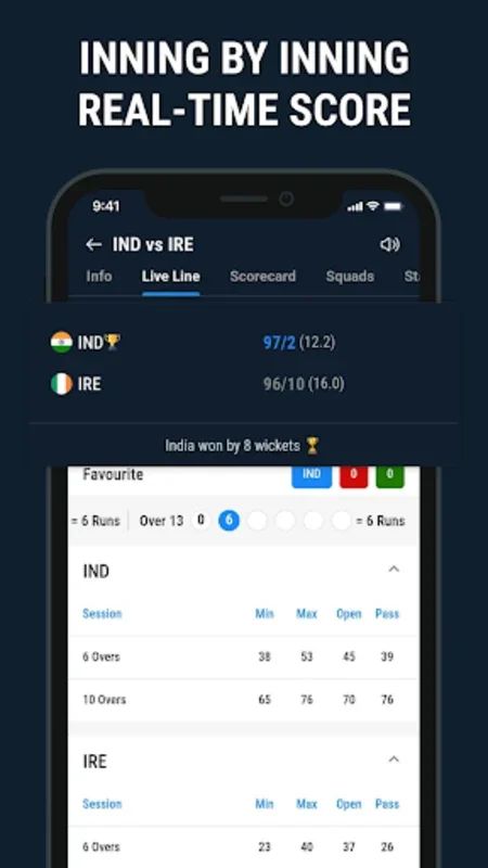 CricLive for Android - Get Live Cricket Updates