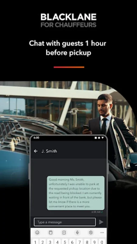 BL for Chauffeurs on Android - Earn on the Go