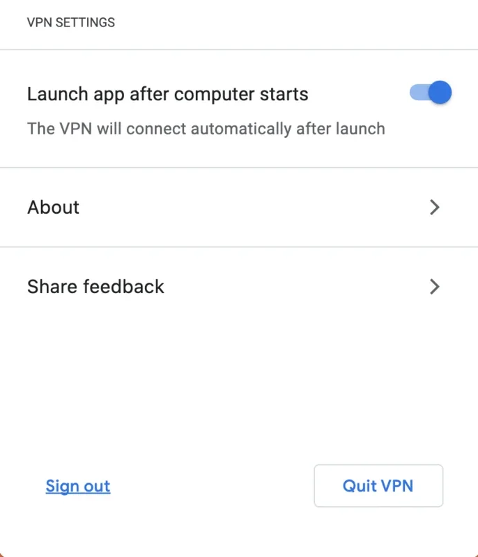 VPN by Google One for Mac - Secure Connection