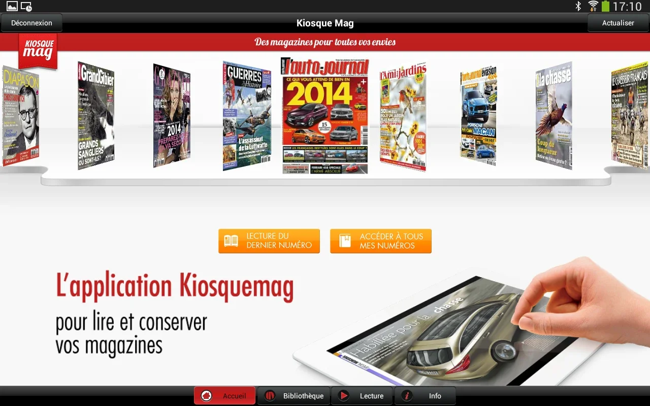 Kiosque Mag for Android - Unmatched Magazine Experience