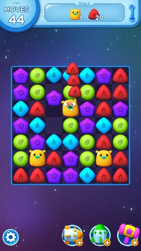 Little Odd Galaxy for Android - Engaging Match-3 Puzzle