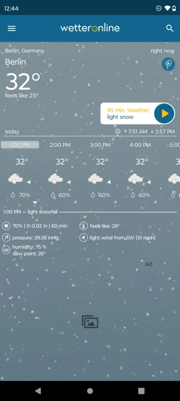 RegenRadar for Android - Get Accurate Weather Forecasts