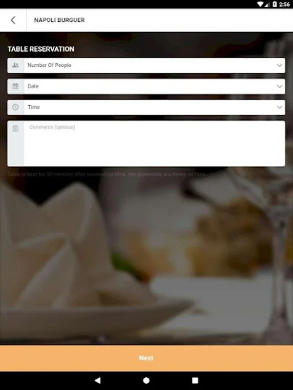 Napoli Burguer for Android - Effortless Burger Ordering