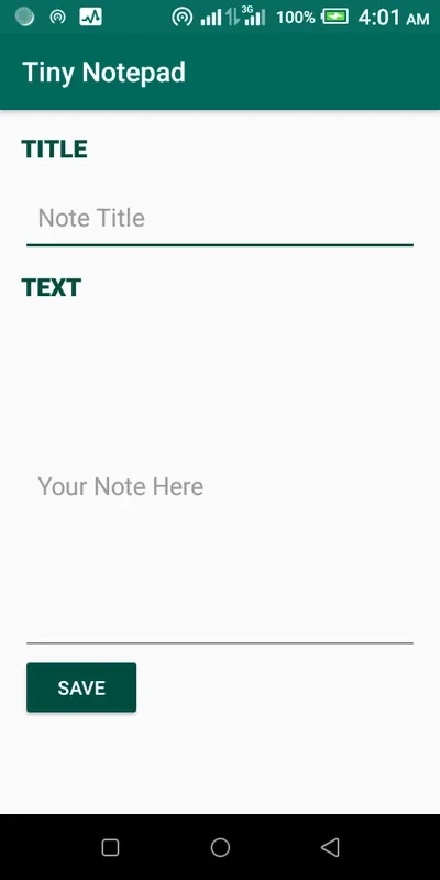 Tiny Notepad for Android - Effortless Note-Taking