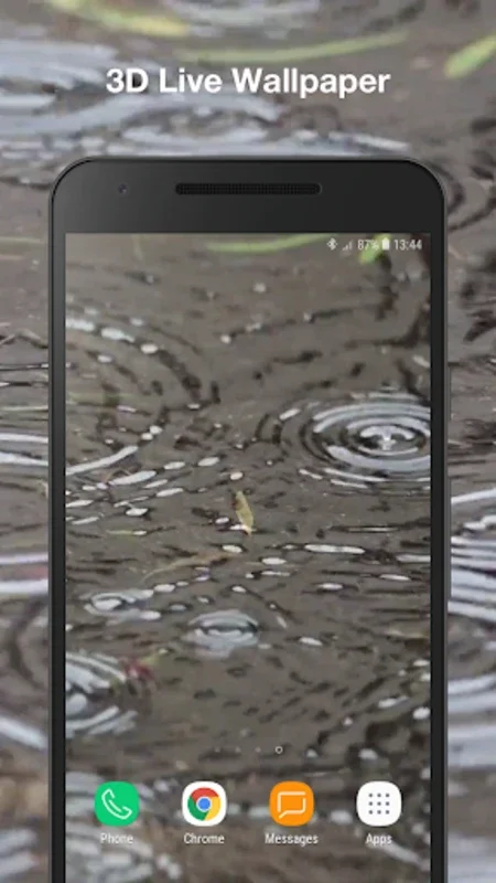 3d Rain Live Wallpaper for Android - Enhance Your Device