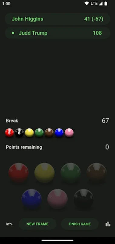 Snooker: Scoreboard for Android - Manage Your Snooker Games