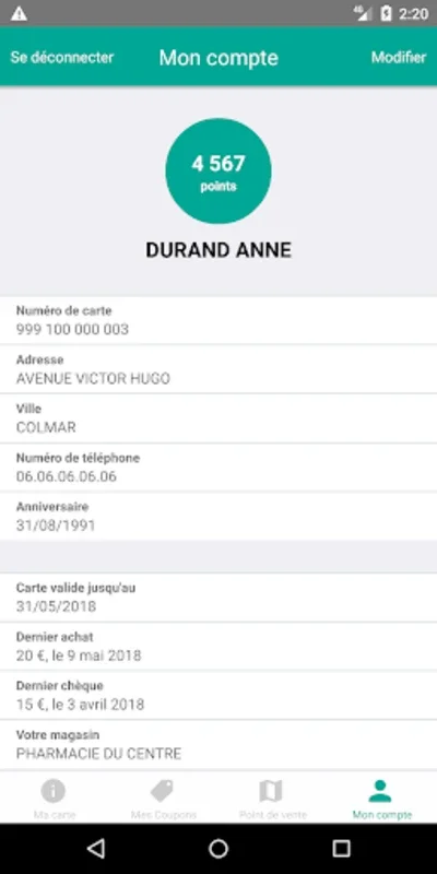 Mes Avantages PARA for Android - Simplify Reward Management