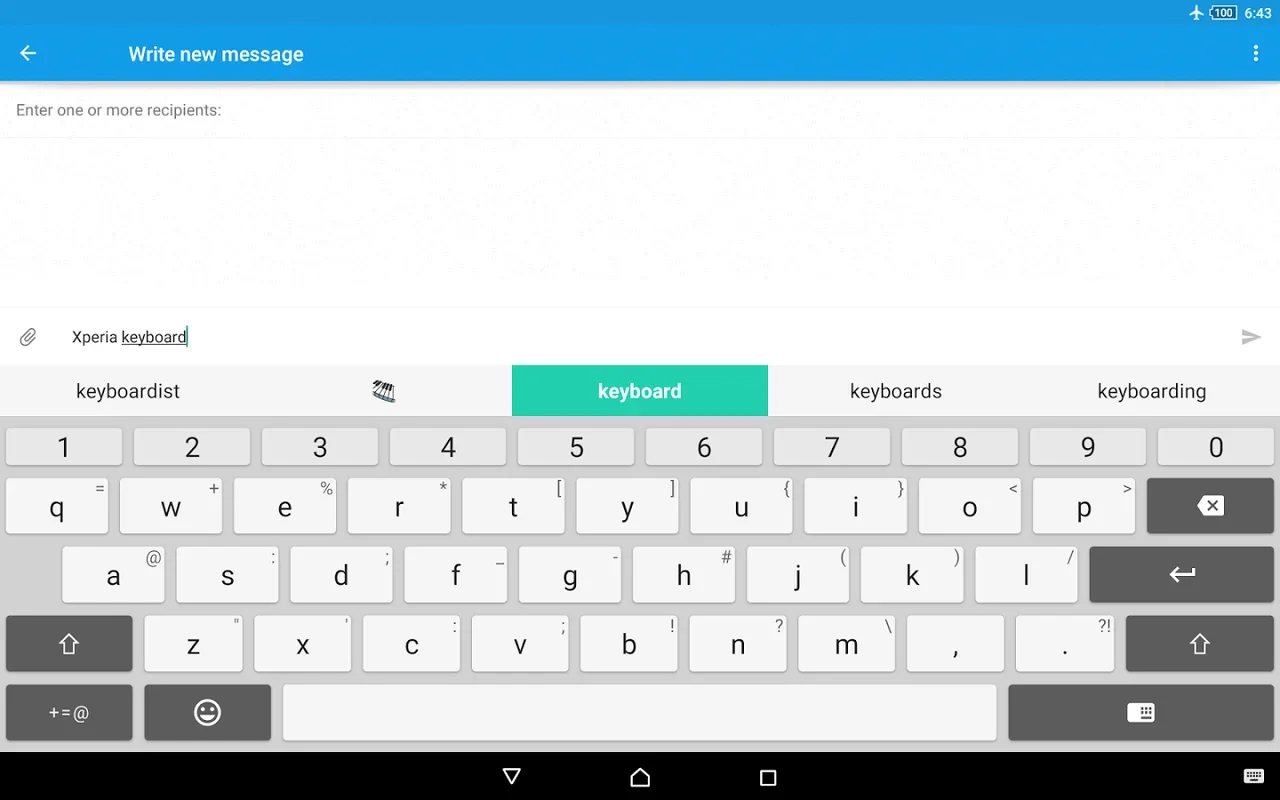 Teclado Xperia: The Official Android Keyboard for Xperia Devices