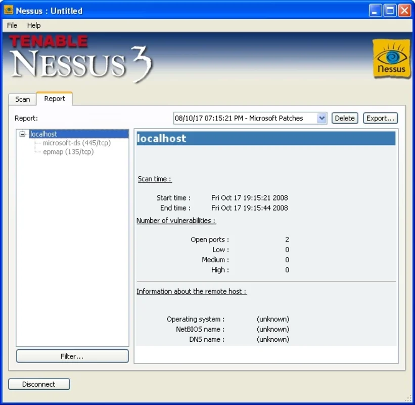 Nessus: Comprehensive Network Vulnerability Scanner for Windows