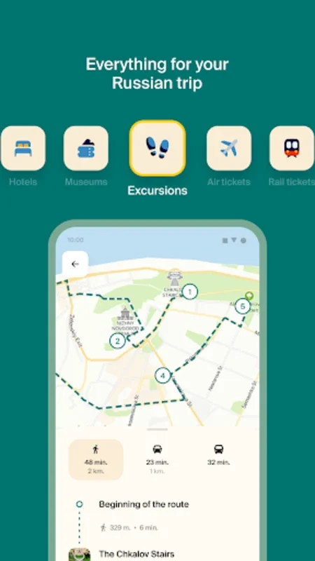 RUSSPASS: Effortless Travel Planning for Android in Russia