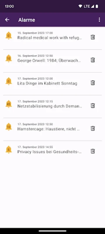 Datenspuren 2023 Fahrplan for Android - Efficient Symposium Scheduler