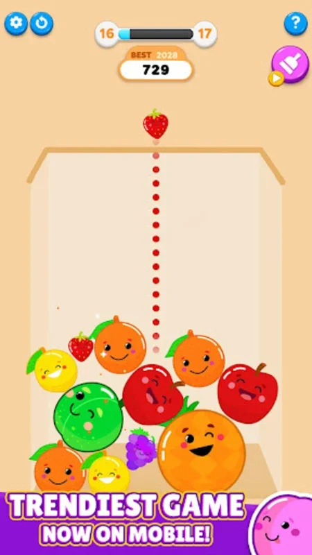 Fruit Merge: Watermelon Puzzle for Android - Strategic Fruit Merging