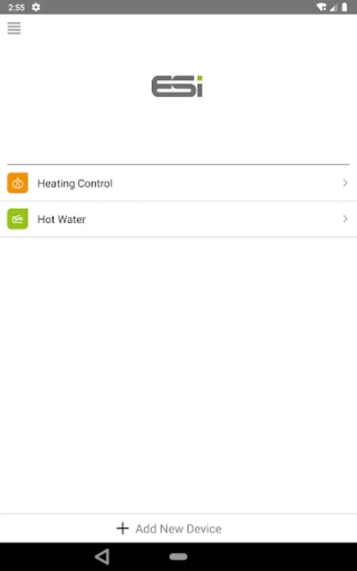 ESi Centro for Android - Efficient Home Temperature Management