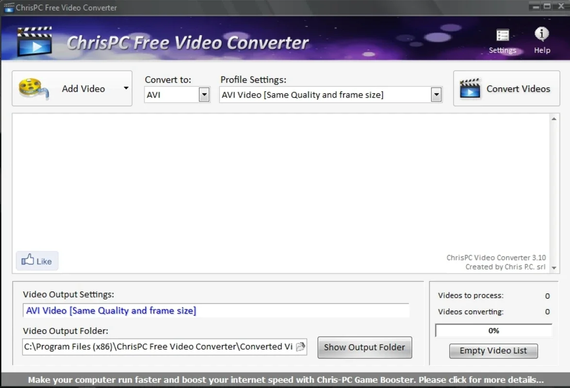 ChrisPC Free Video Converter for Windows: Efficient Video Format Conversion