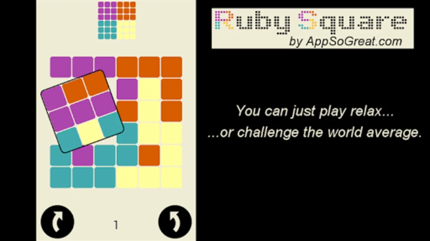 Ruby Square: Engaging Puzzle Game for Android