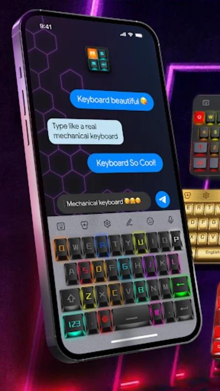 Mechanical Keyboard for Android - Authentic Typing Experience