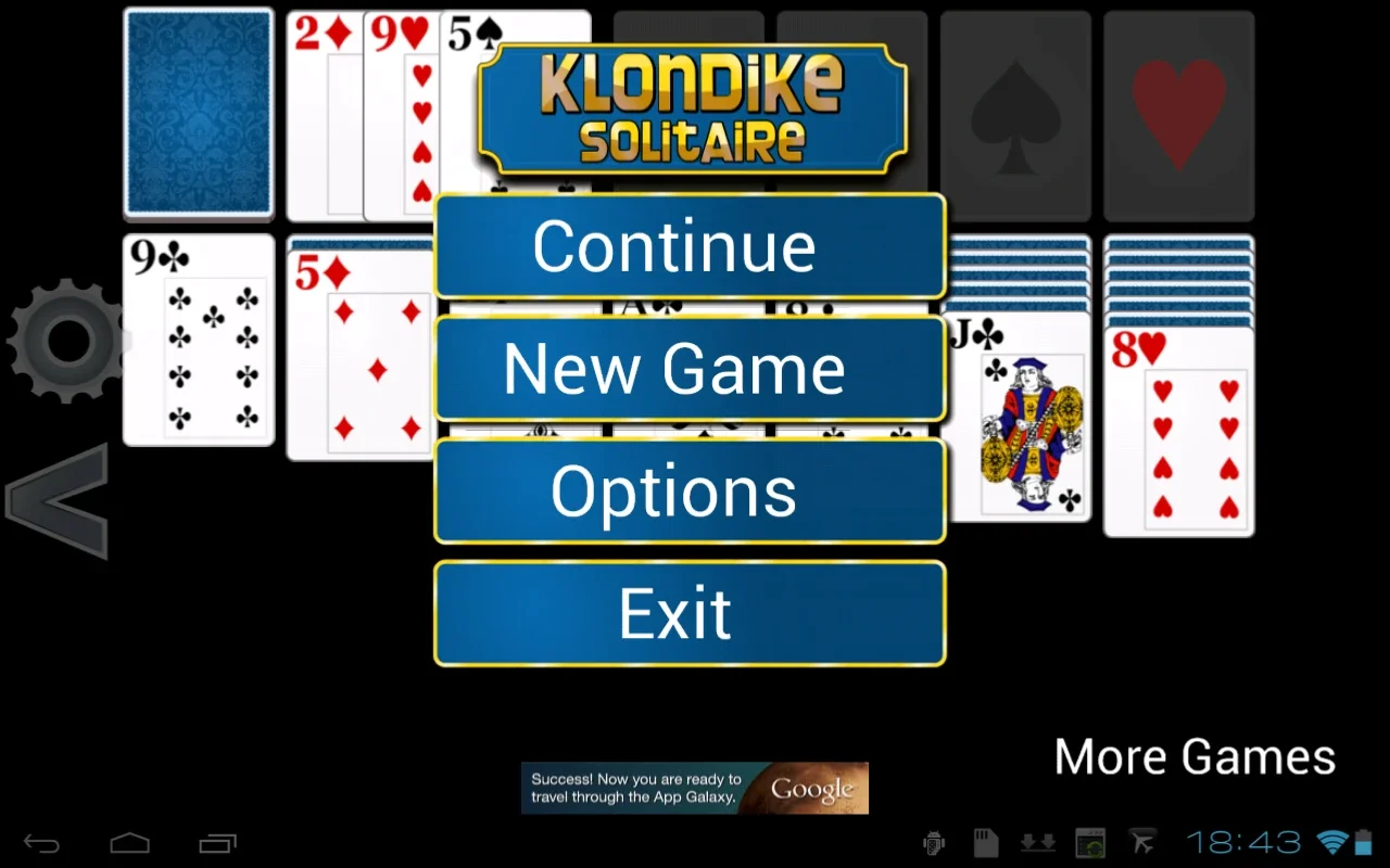 KlondikeSolitaireHD for Android - Immersive Card Game