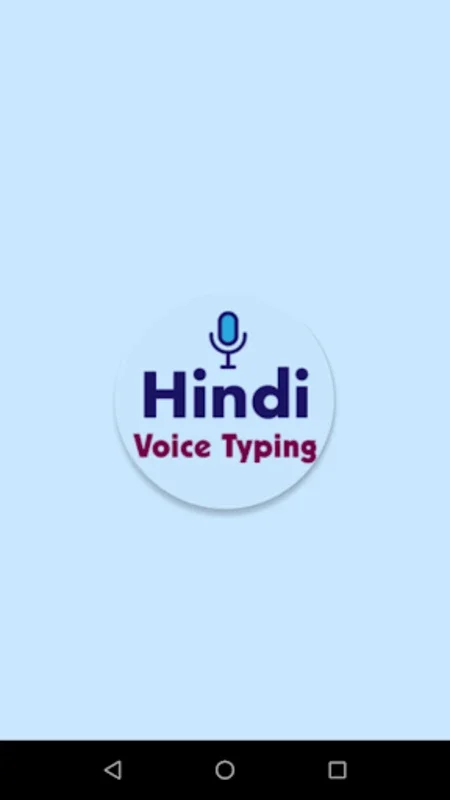 Hindi Voice Typing - Keyboard for Android - No Downloading Required