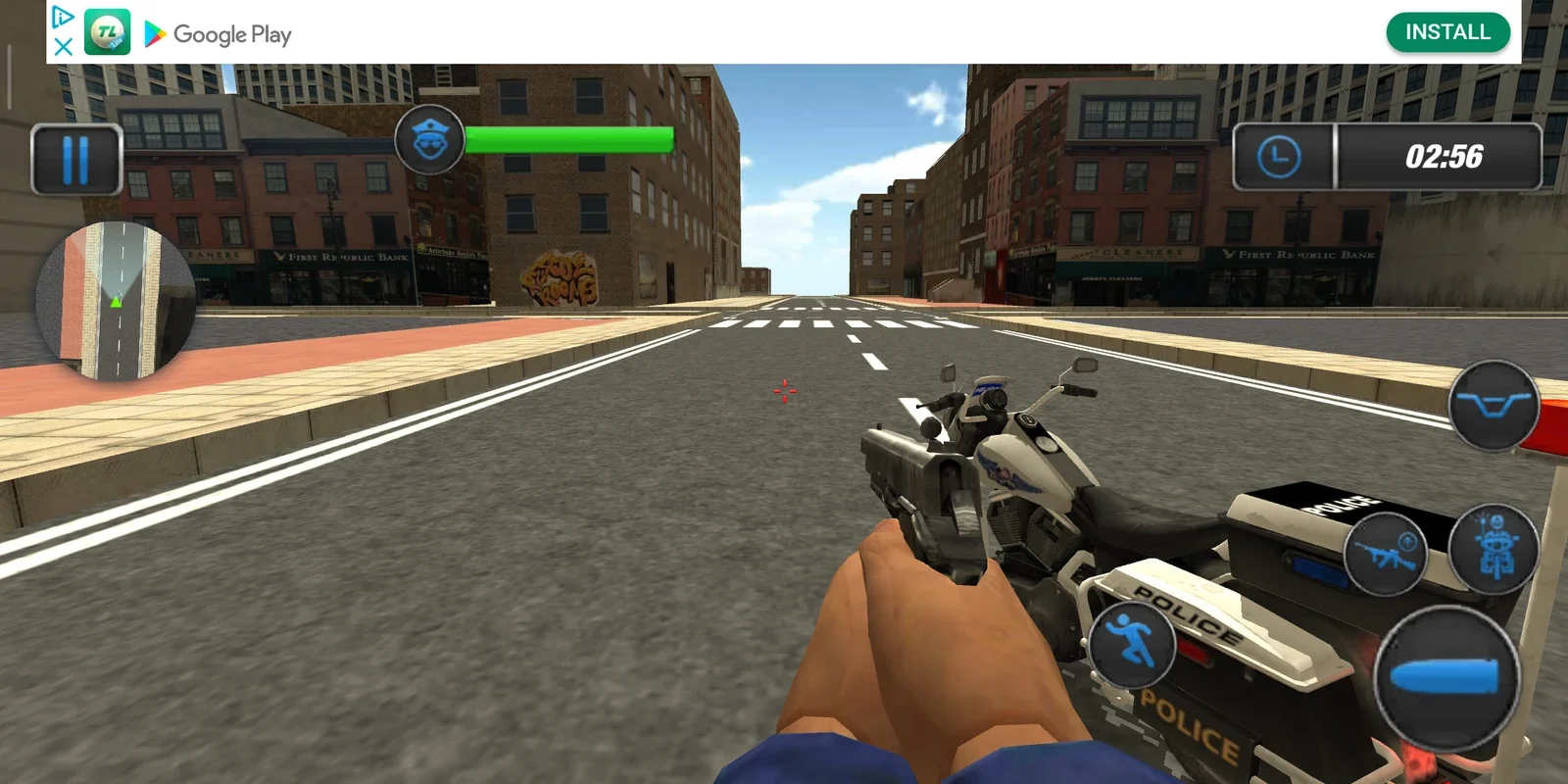 Police Moto Bike Chase for Android - Protect the City from Crime