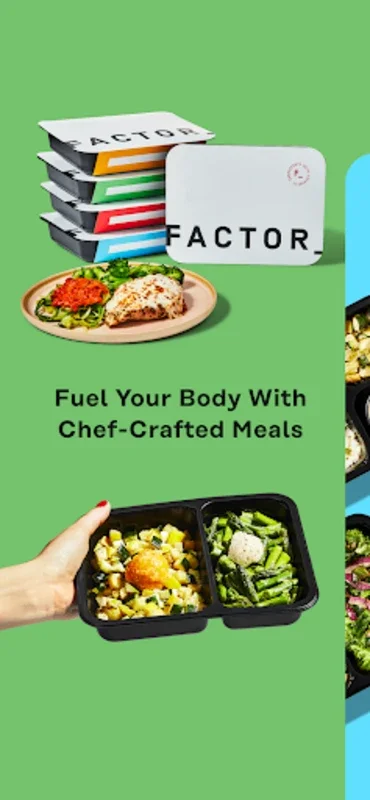 Factor75 for Android - Healthy Meals at Your Doorstep