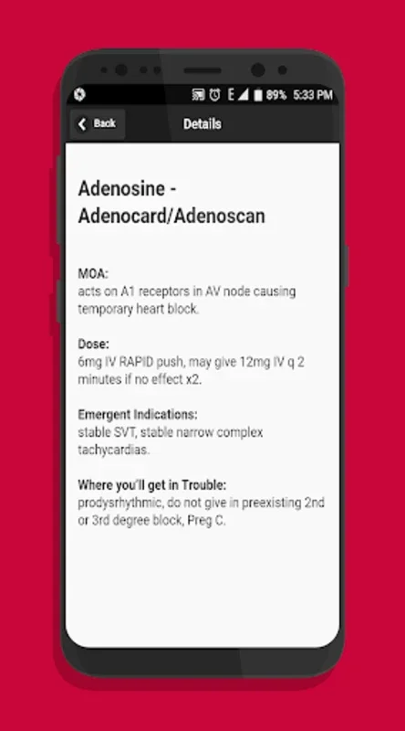 Common 50 Drugs For Emergency for Android - Essential Drug Info