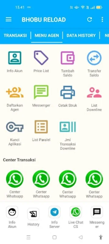 SERVER PULSA BHOBU RELOAD for Android: Efficient Transaction Management