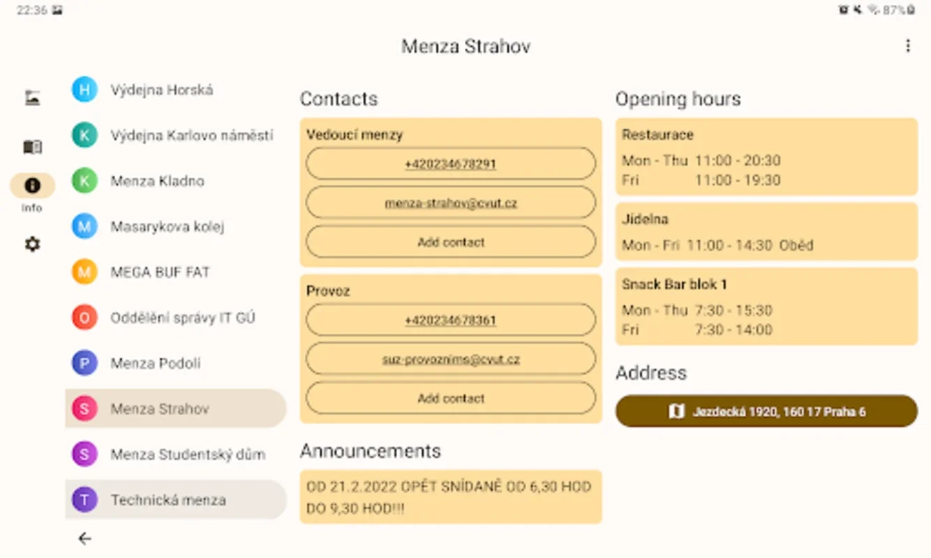 Menza for Android - Streamline Your Cafeteria Experience