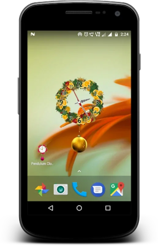 Pendulum clock live wallpaper for Android - No Download Needed